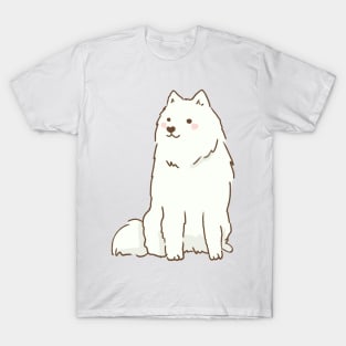 Cute samoyed dog sitting T-Shirt